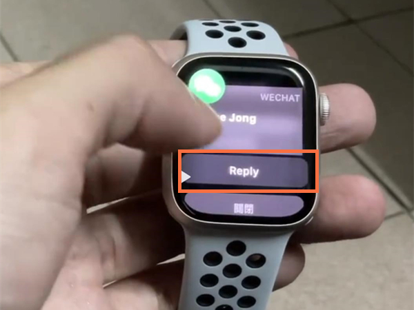 iwatch7怎么在微信中打字?iwatch7在微信中打字的方法