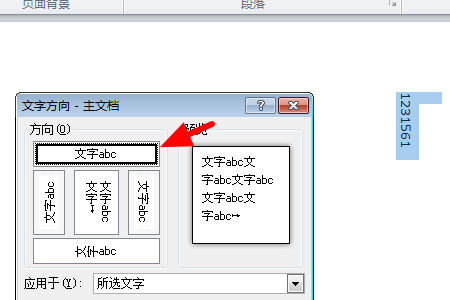 Word文字豎著數字橫著怎么操作?
