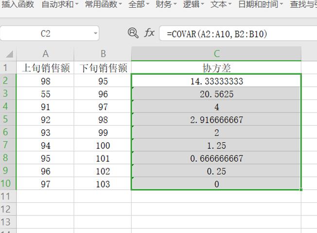 用Excel怎么計算協(xié)方差矩陣？