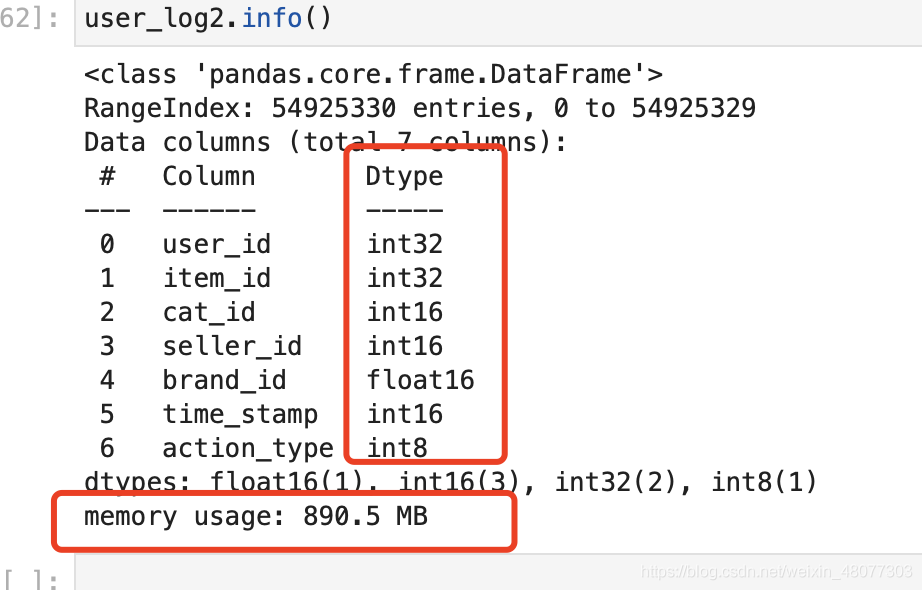 python數(shù)據(jù)分析之DataFrame內(nèi)存優(yōu)化