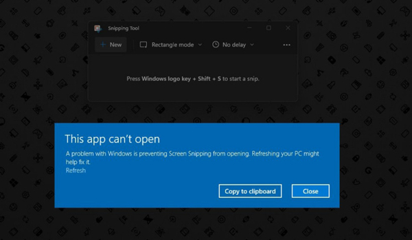 Win11截圖提示錯誤怎么辦？Win11截圖提示錯誤的解決方法