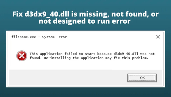Win11系統提示d3dx9_40.dll丟失怎么辦?