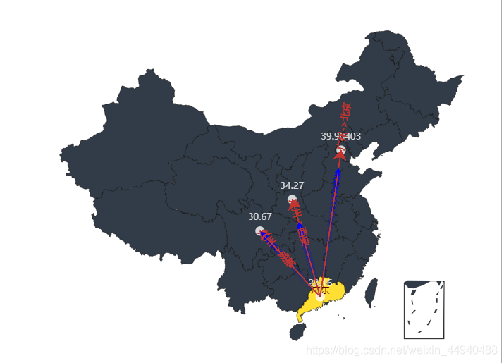 Python數據可視化之基于pyecharts實現的地理圖表的繪制