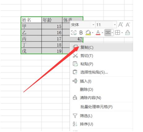 Excel中如何使表格旋轉90度
