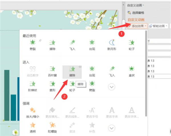 如何使用PPT制作動態圖表
