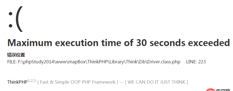 mysql - thinkphp3.2 csv批量導入上萬條數據時報錯超時，請問有什么好的辦法處理？