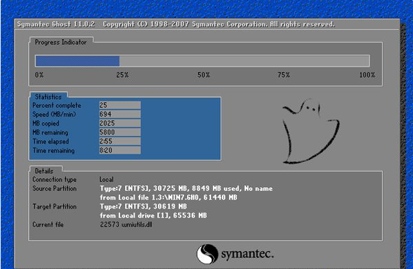 Ghost怎么重裝Win7系統？Windows7一鍵ghost重裝系統步驟