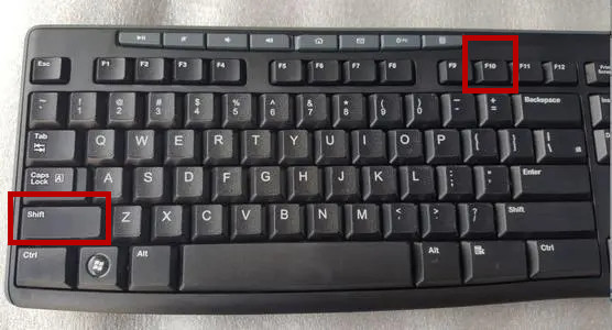 Win10鼠標(biāo)失靈可以用鍵盤打開右鍵菜單欄嗎?