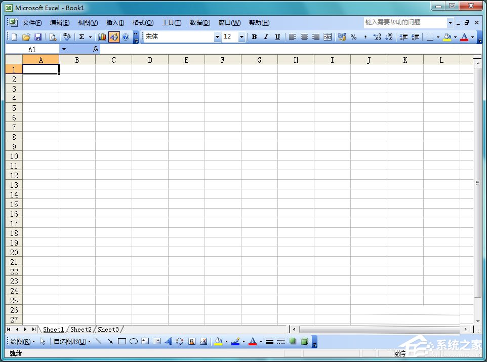 Excel表格如何輸入同心圓？Excel2003插入同心圓的方法