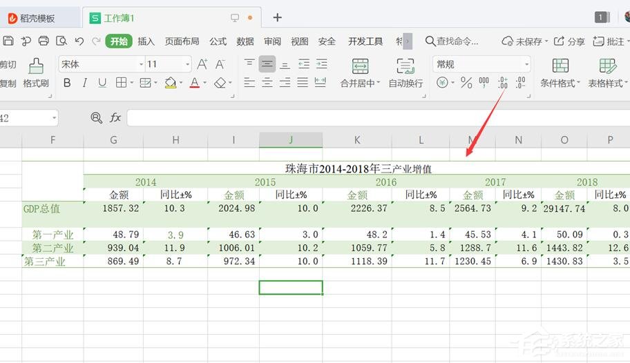 wps表格怎么設(shè)置僅套用表格樣式？