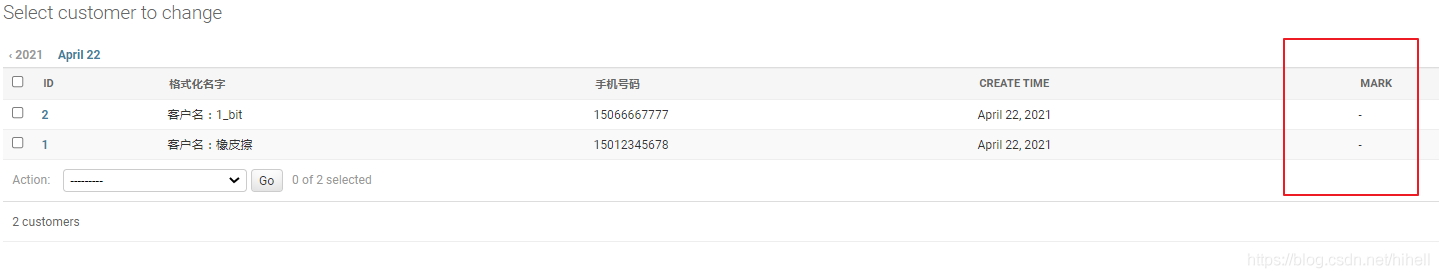 Python Django 后臺(tái)管理之后臺(tái)模型屬性詳解