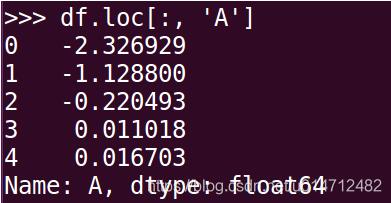 聊聊Python pandas 中loc函數的使用,及跟iloc的區別說明