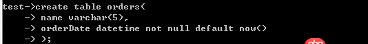 mysql 將日期函數作為值時報錯?