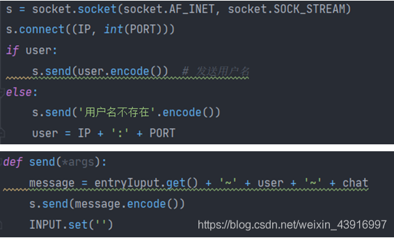 Python實現網絡聊天室的示例代碼(支持多人聊天與私聊)
