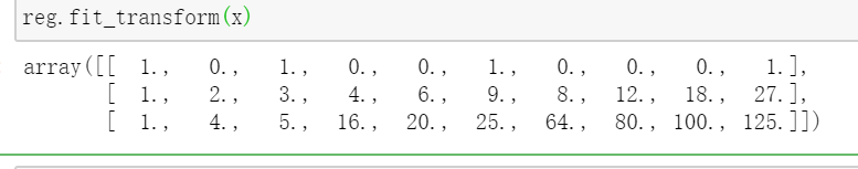 python實(shí)現(xiàn)PolynomialFeatures多項(xiàng)式的方法