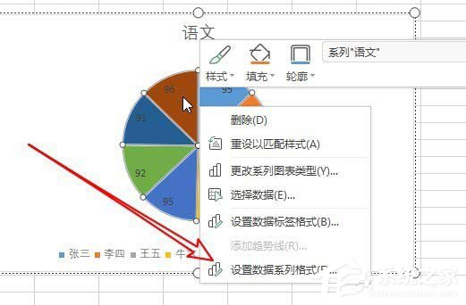 如何使用wps2019制作出彩色二維餅形圖？使用wps2019制作出彩色二維餅形圖的方法