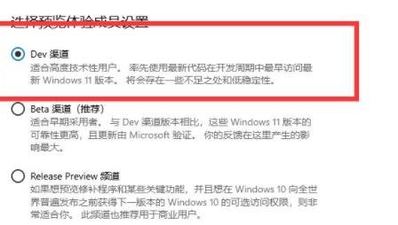 個人用戶Windows11升級DEV渠道怎么進行更新？