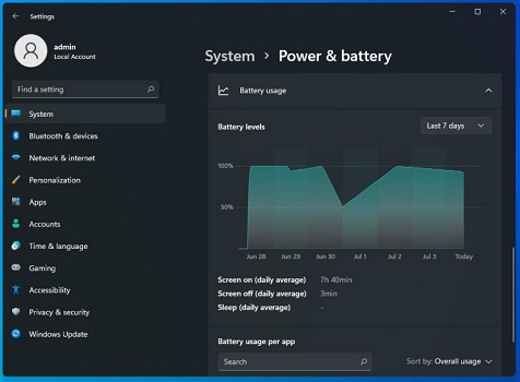 Win11如何查看電池情況？Win11查看電池情況的方法