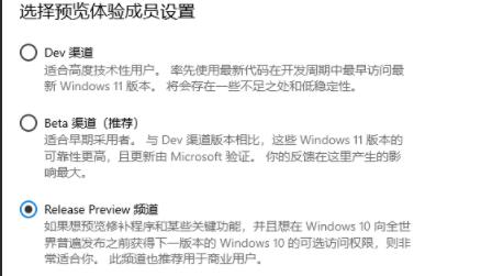 升級Win11應該選擇哪個渠道？Win11 dev通道和beta通道哪個好？