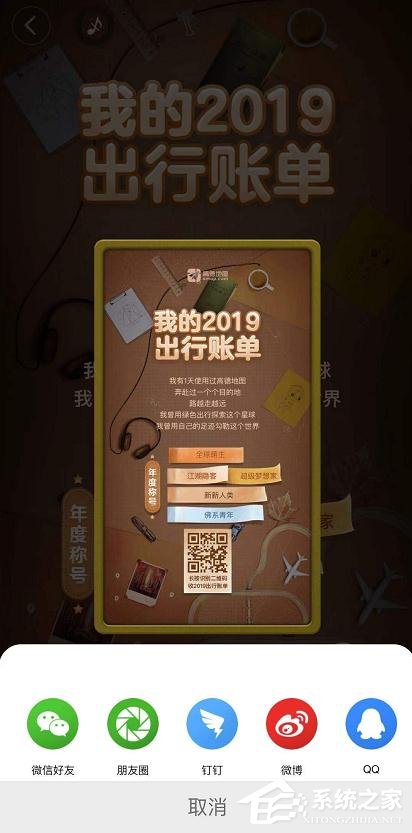 高德地圖2019出行賬單如何進入?高德地圖2019出行賬單進入查看的方法