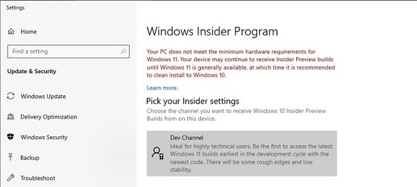 怎么獲得Win11的推送?Win11接受推送的方法