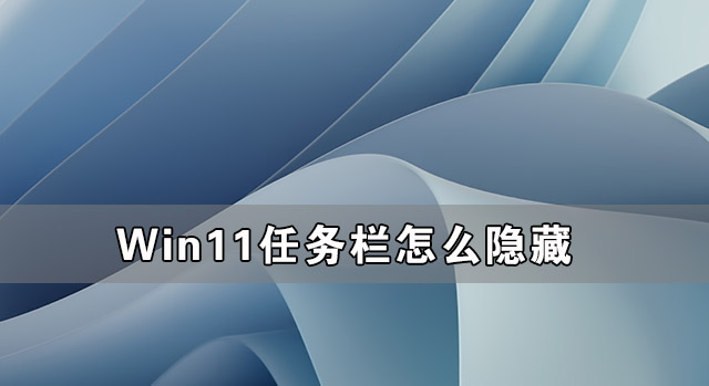 Win11任務(wù)欄怎么隱藏 Win11隱藏任務(wù)欄的方法介紹