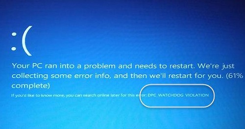 升級Win10專業(yè)版后藍屏提示DPC WATCHDOG VIOLATION錯誤代碼要怎么辦？