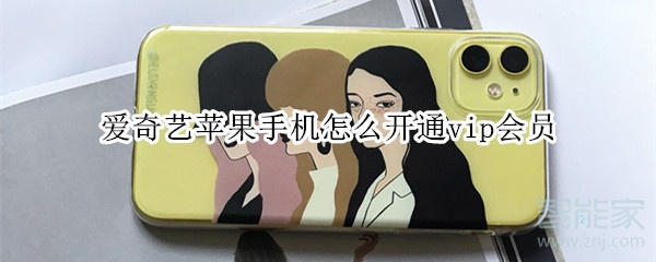 愛奇藝蘋果手機(jī)怎么開通vip會(huì)員