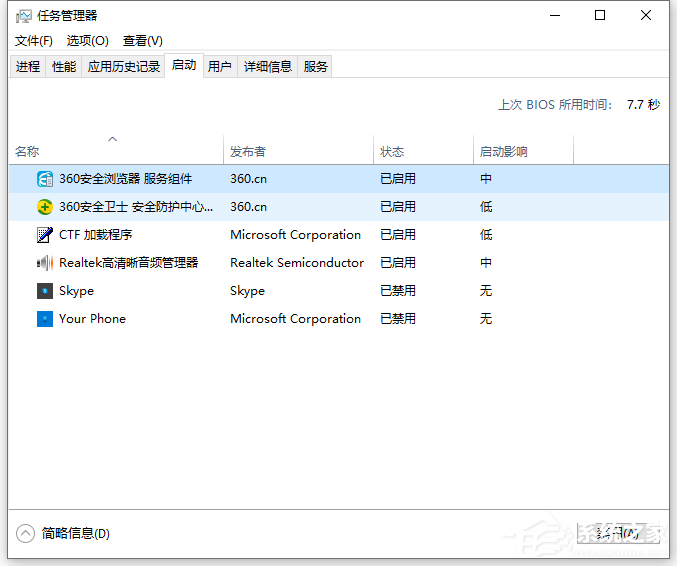 Win10開機啟動項怎么修改設置?