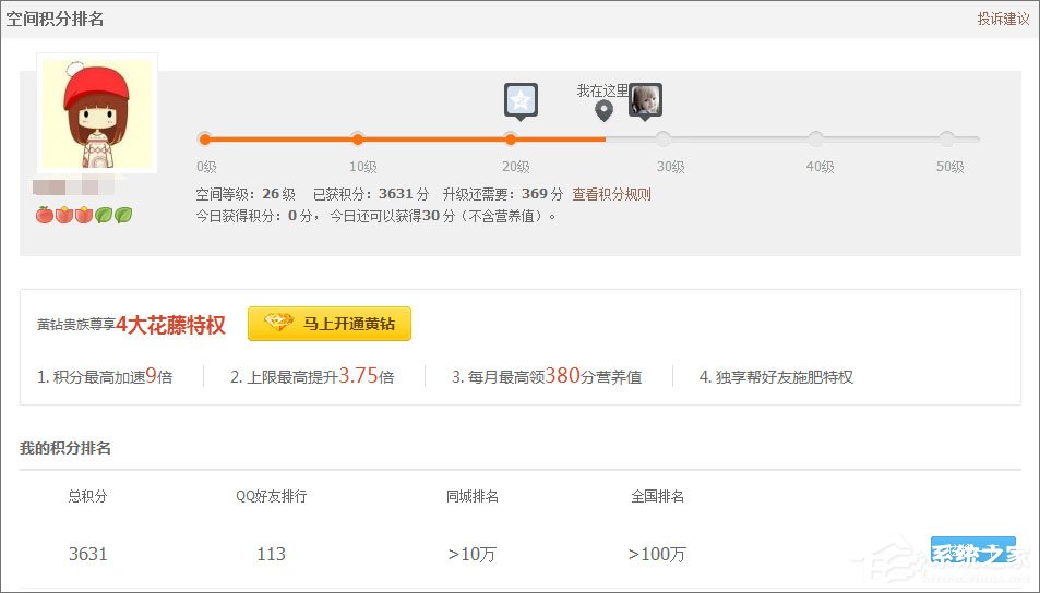 qq空間積分怎么得？qq空間積分怎么升級快？