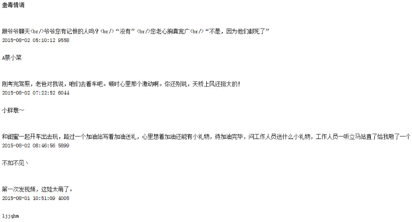 Python爬蟲爬取糗事百科段子實(shí)例分享