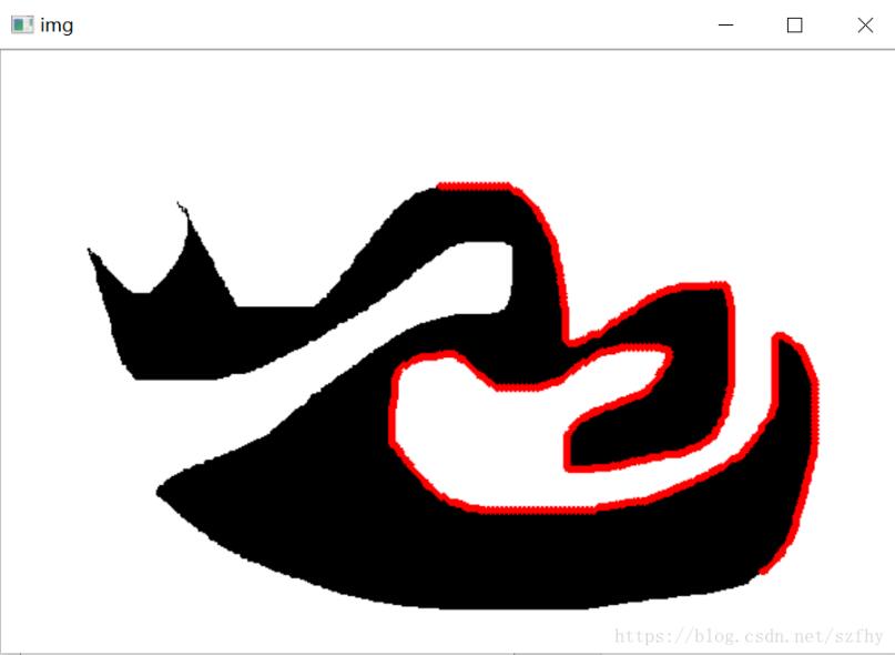 python實(shí)現(xiàn)圖像外邊界跟蹤操作
