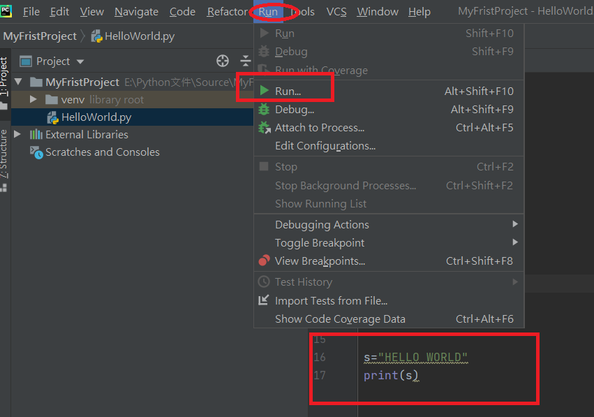 Python學習之路之pycharm的第一個項目搭建過程