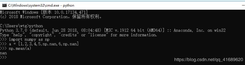 Python 實(shí)現(xiàn)將numpy中的nan和inf,nan替換成對(duì)應(yīng)的均值