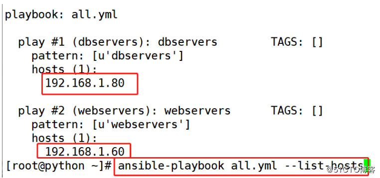 python中Ansible模塊的Playbook的具體使用