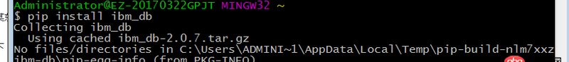 數據庫 - python 安裝 ibm_db