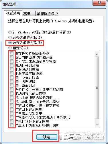 Win7系統(tǒng)使計(jì)算機(jī)達(dá)到最佳性能的操作方法