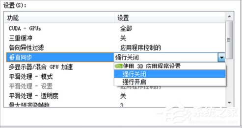 Win7電腦垂直同步怎么關？