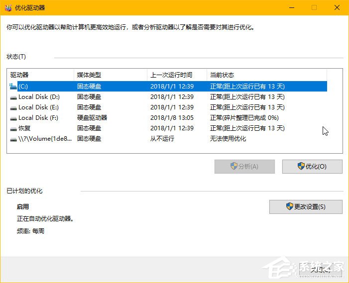 Windows10如何判斷系統使用的是否為SSD磁盤？