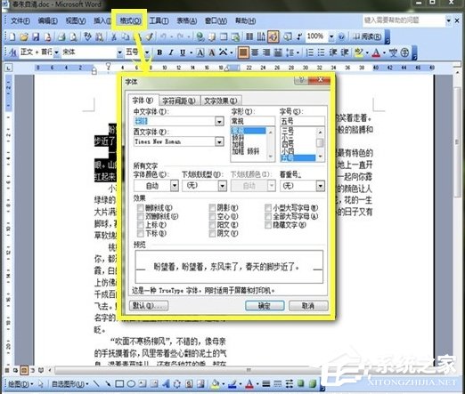 Word如何美化字體？