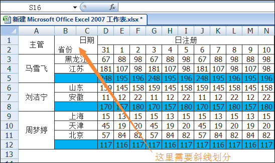 如何在Excel表格中畫斜線打字？怎么將表格劃分兩個以上的斜杠？