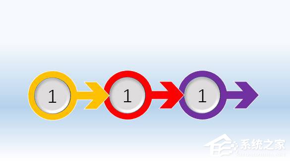怎么在PPT文檔中制作出箭頭圖案?