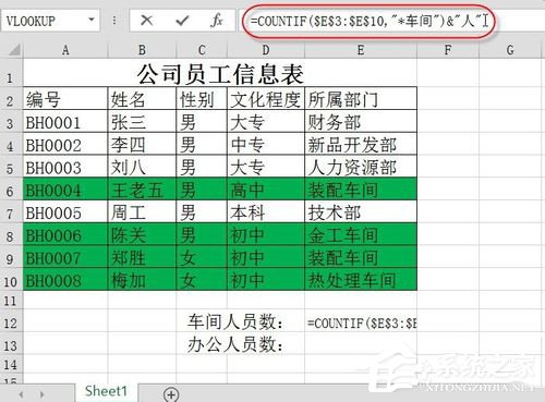 在Excel中使用通配符的方法和步驟