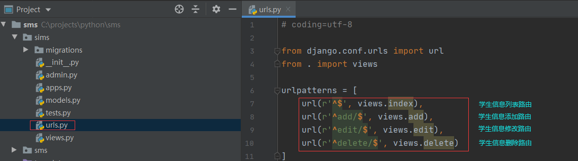 Python+Django+MySQL實現基于Web版的增刪改查的示例代碼