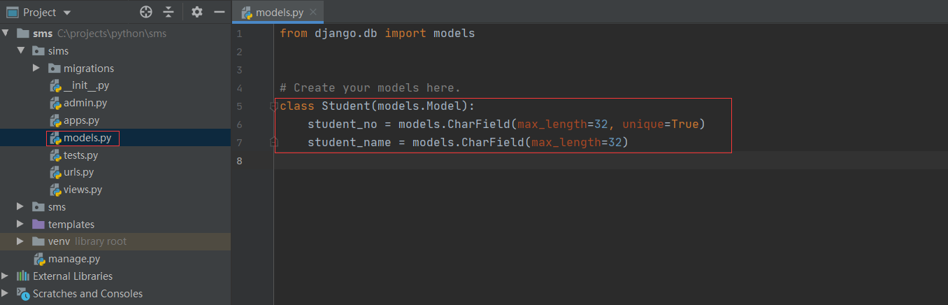 Python+Django+MySQL實現基于Web版的增刪改查的示例代碼