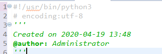 Eclipse配置python默認頭過程圖解