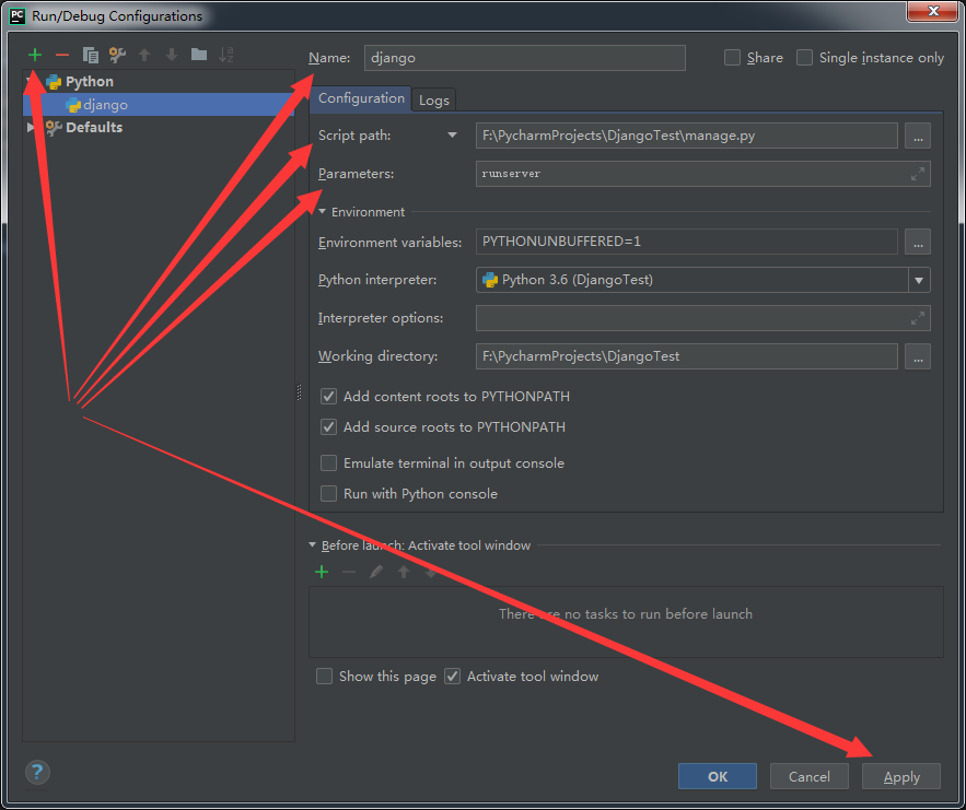 Python3+PyCharm+Django+Django REST framework配置與簡單開發教程