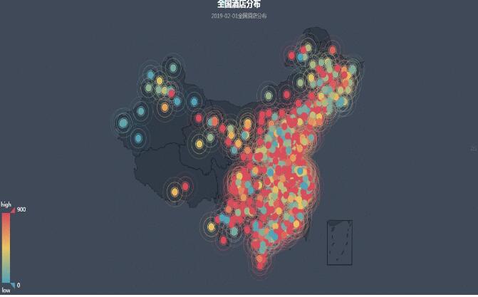 python實現Pyecharts實現動態地圖（Map、Geo）