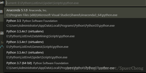 vs code 配置python虛擬環境的方法