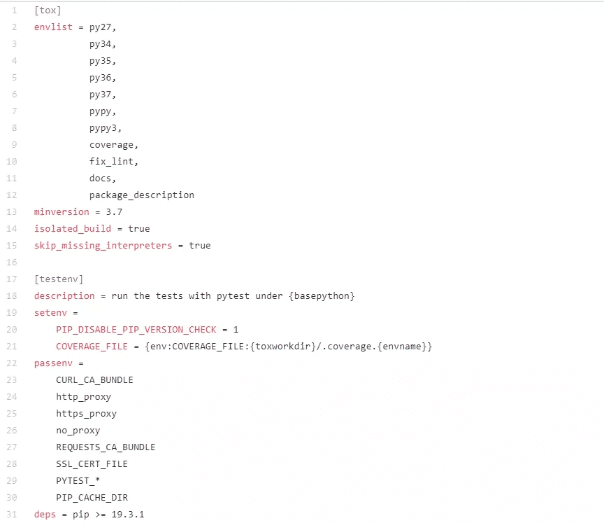 Python任務自動化工具tox使用教程